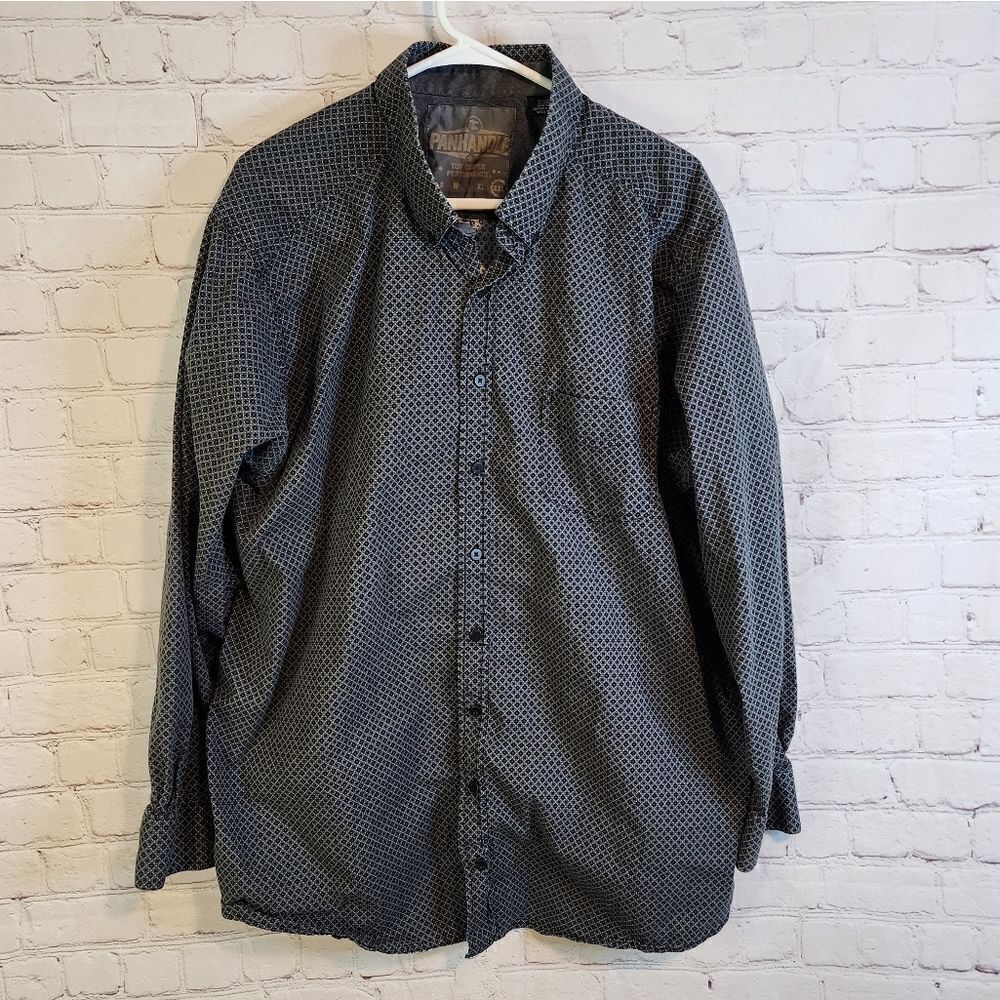 Men's Panhandle Slim longsleeve button-down shirt, size XXL